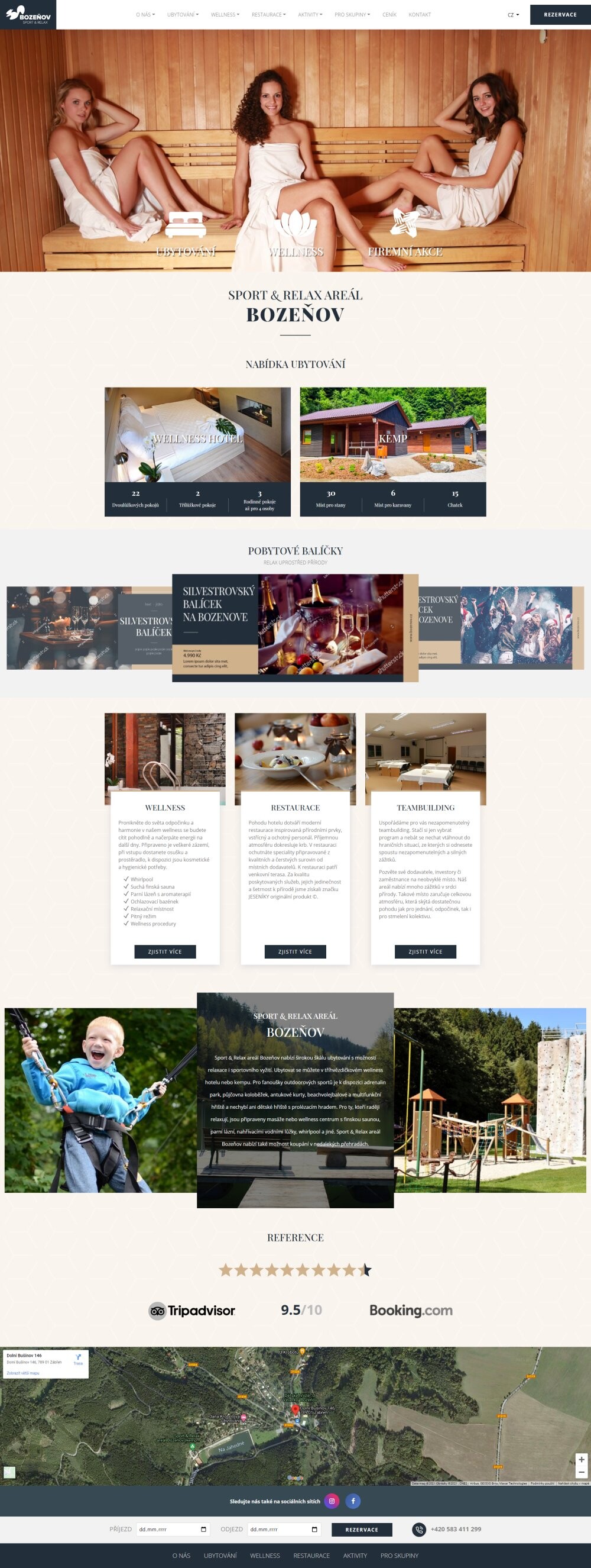 Sport & Relax areál Bozeňov